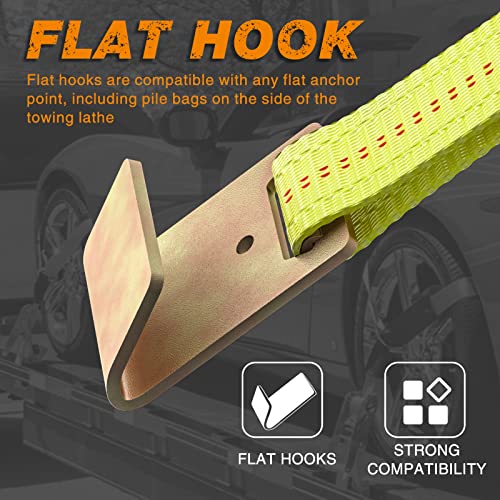 Autofonder 10ft Flat Hook Straps