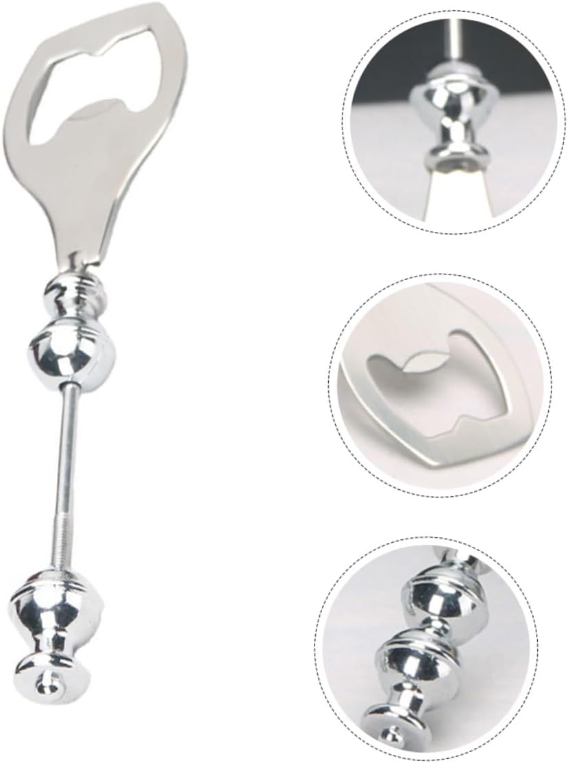 Stainless Steel Beer Fest Party 2pcs DIY Beaded Bottle Opener for Kitchen image 5