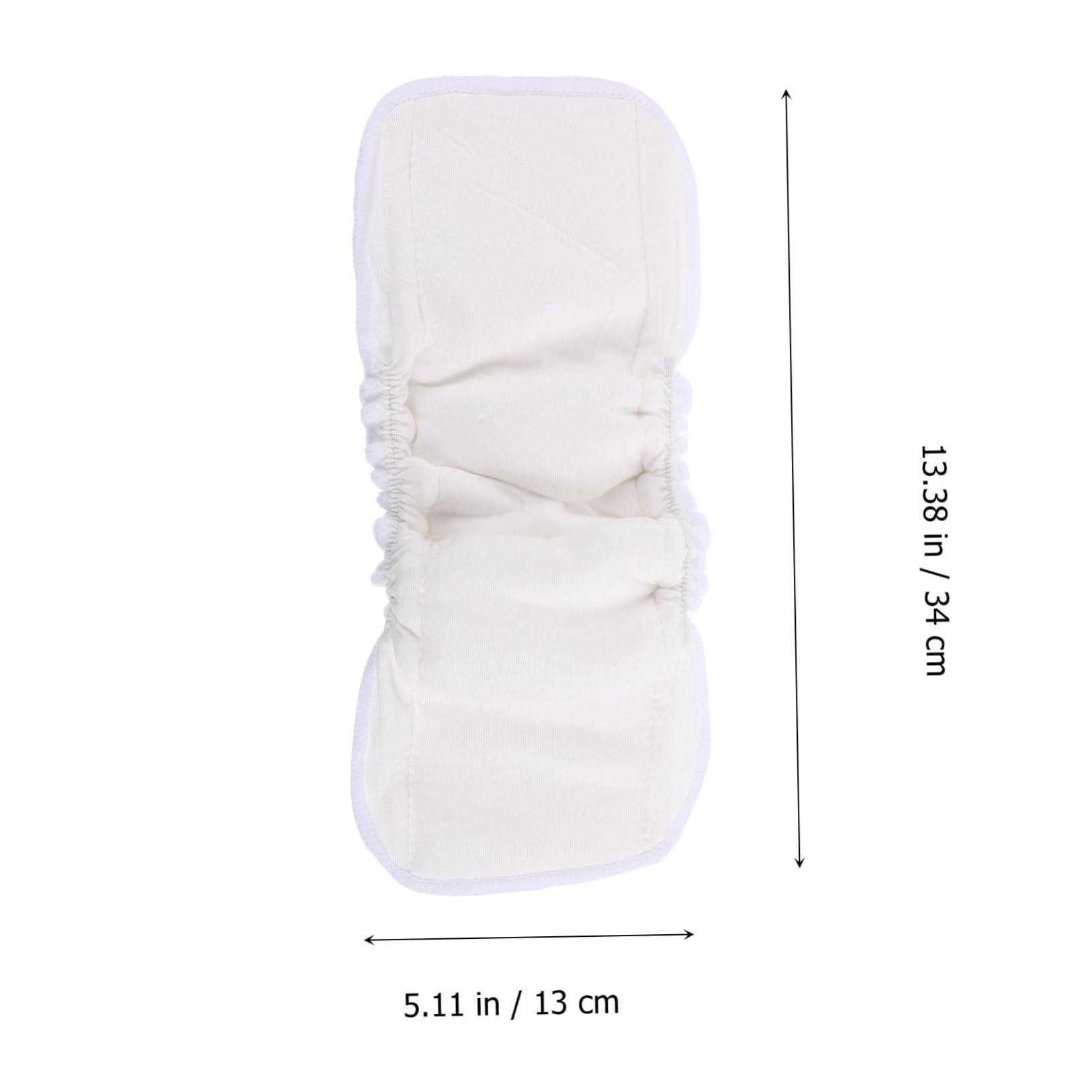 Inserto de Pañal Reutilizable para Ñiño, Fibra, Blanco, 6 Piezas
