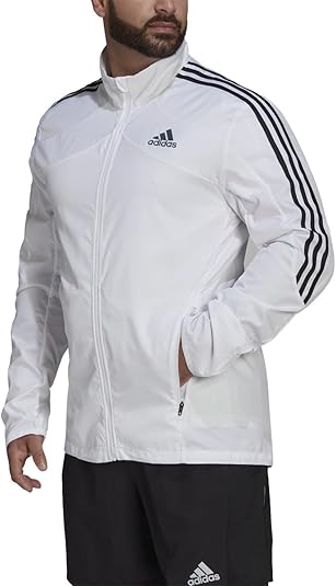 adidas mens Marathon Jacket 3-stripes