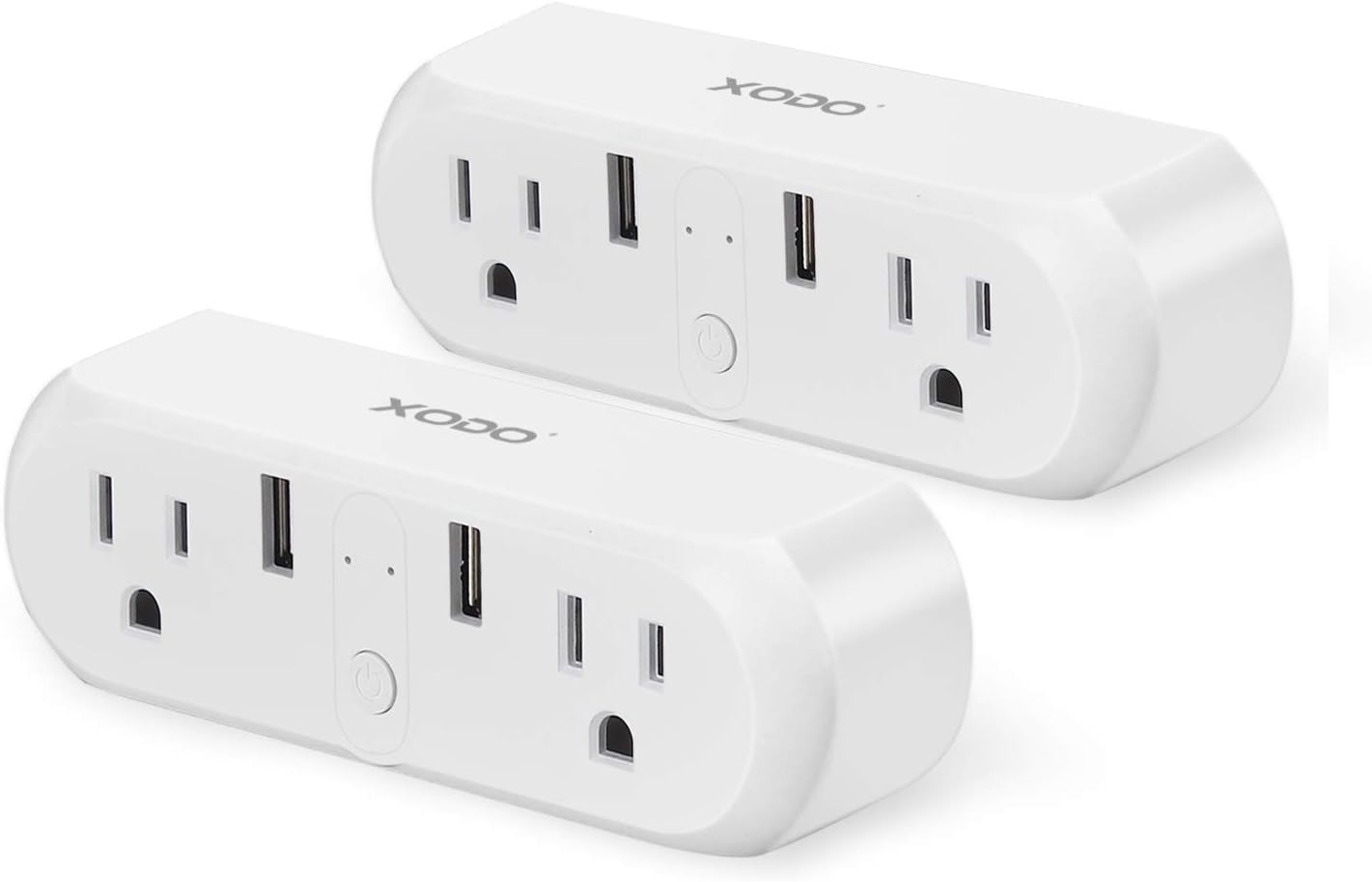 Two XODO WP3 Smart WiFi Plugs