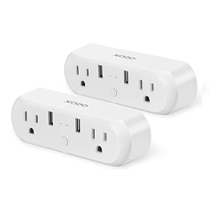 XODO WP3 Smart WiFi Plug - Wireless Remote Control by App Compatible with Alexa and Google Home Assistant