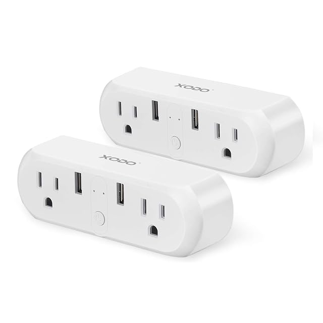 XODO WP3 Smart WiFi Plug - Wireless Remote Control by App Compatible with Alexa and Google Home Assistant