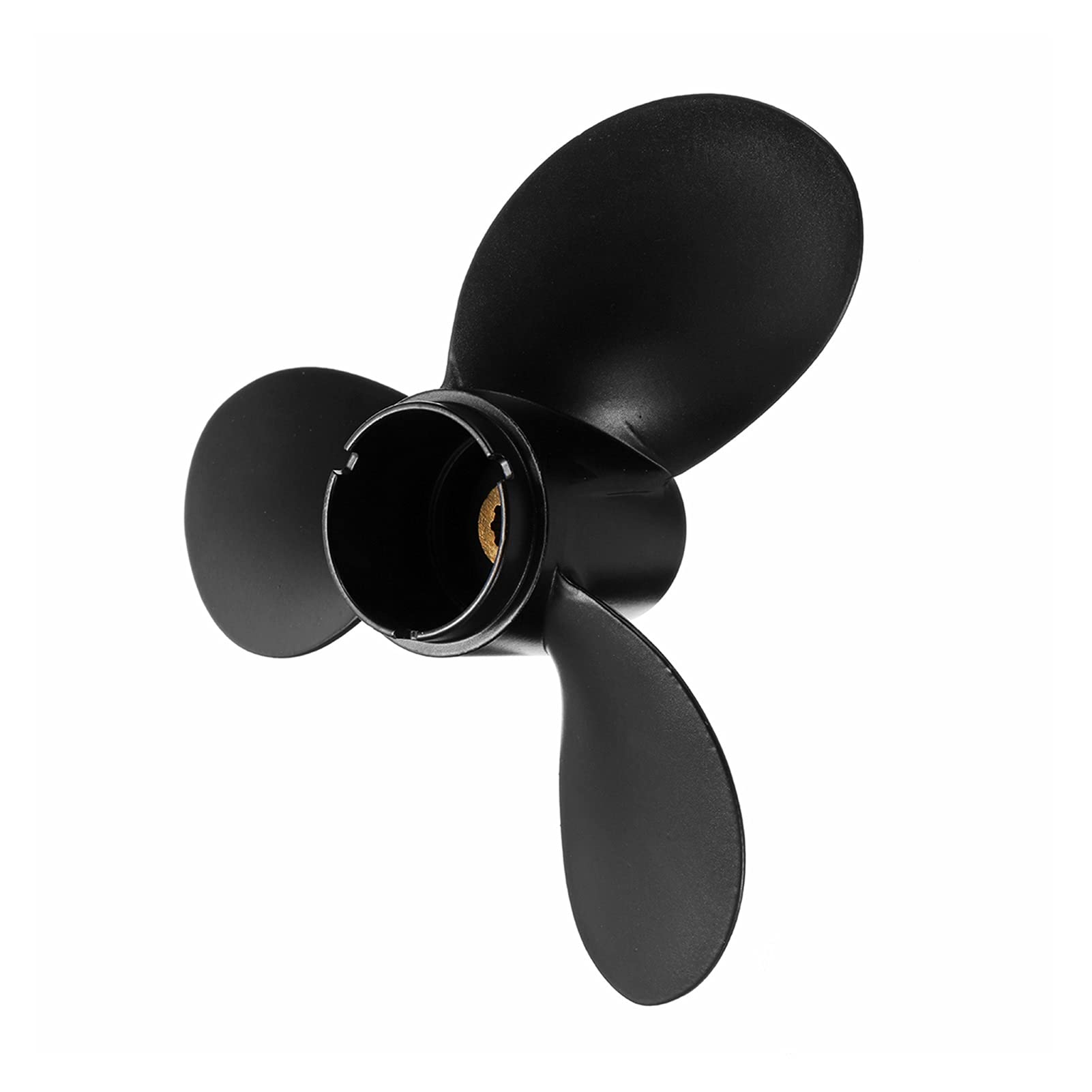 Amazon.co.jp: NEXVOG 7 1/2 x 6 1/2 ボートプロペラ ブラック マリン