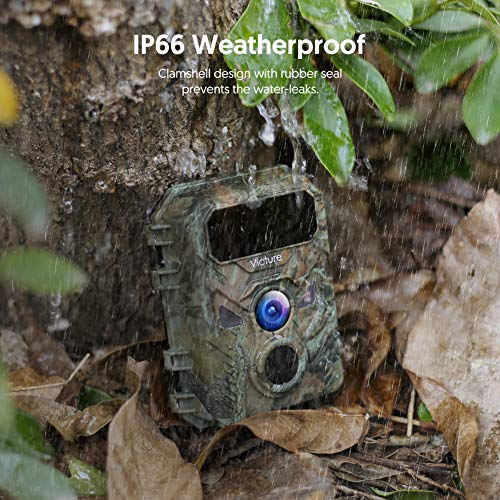 Victure Mini Trail Game Camera 16MP 1080P with Advanced Night Vision Motion Activated IP66 Waterproof for Wildlife Watching and Home Surveillance