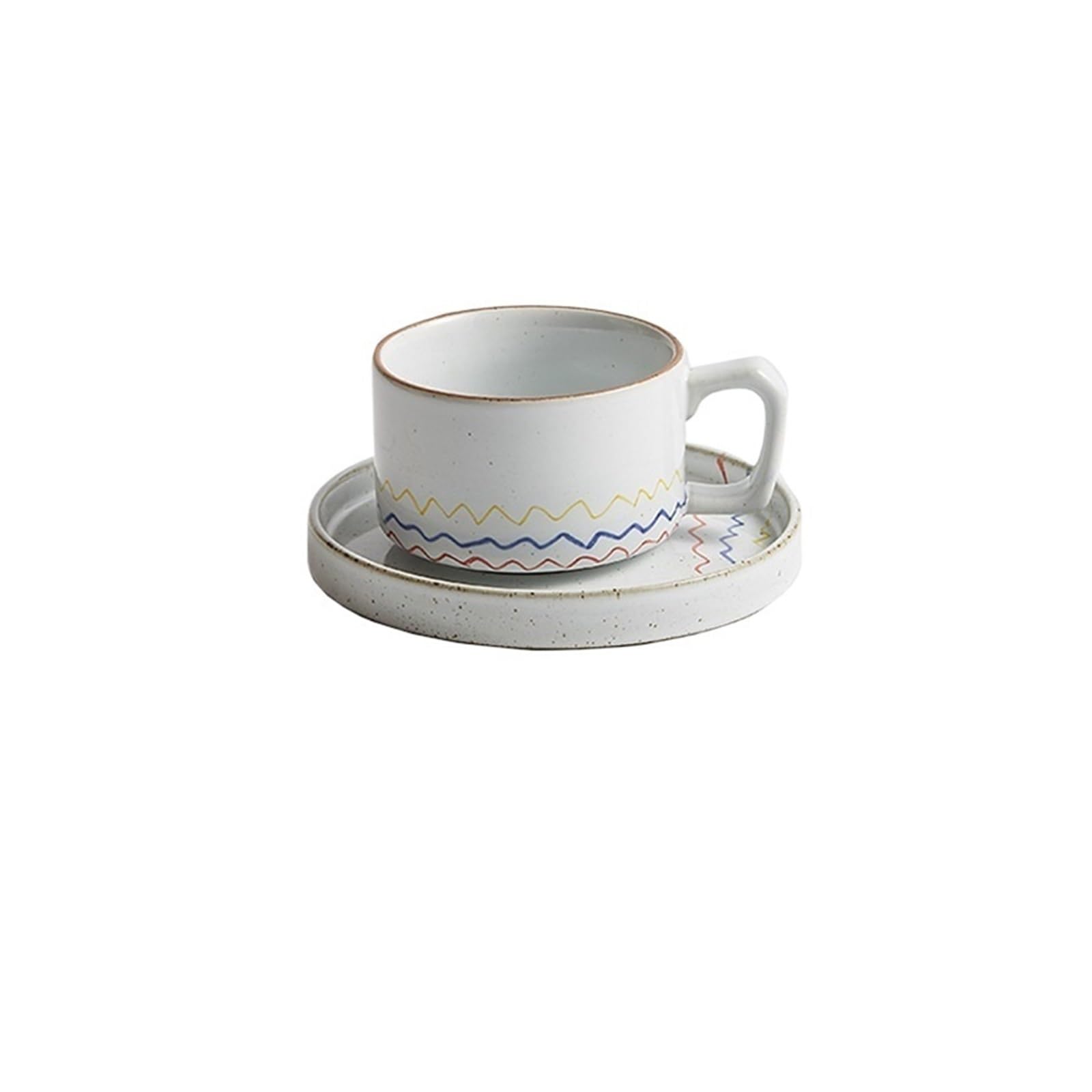Tazas y Platos de café Taza de café Taza de cerámica con platillo Taza Taza Taza Taza de Agua Taza de té(Hand Painted)