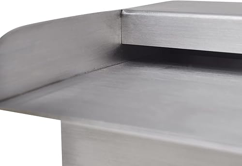 Miniatura 6 de xiannv - Fuente rectangular de acero inoxidable con cascada, piscina sobre el suelo, piscinas, piscinas sobre el suelo, sobre el suelo Pol 17.7