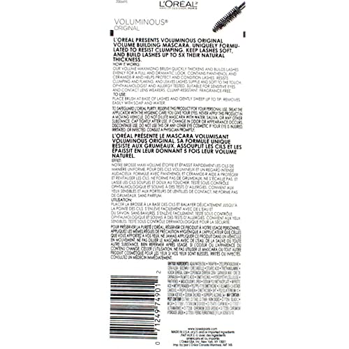Image of L'Oreal ParisVoluminous Original Mascara: Black #305