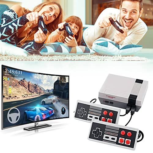 Retro Game Console Built in 620 Games, Classic TV Video Game Console with Controllers, Plug & Play AV Output Handheld Games Console System Player for Kids, Adult Men Boys Christmas Birthday Gifts - Thumbnail 2