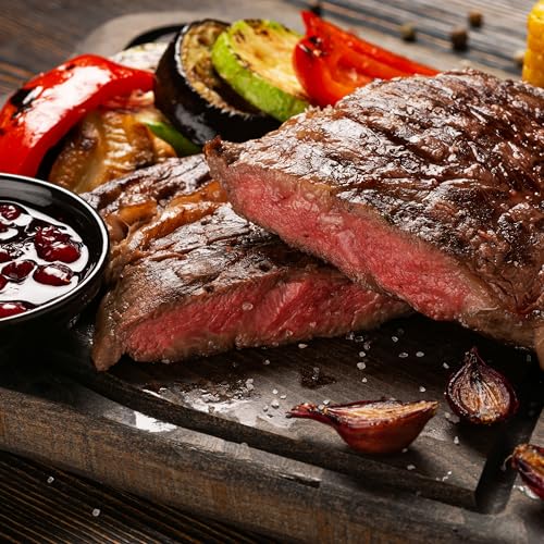 Ribeye Steak x 2, Fresh Beef Rib Eye Steaks From Master Butcher, Aged For 28 Days, Tender And Flavoursome, Suitable for Home Freezing, Each Steak Approx 250g, Pack Approx 500g
