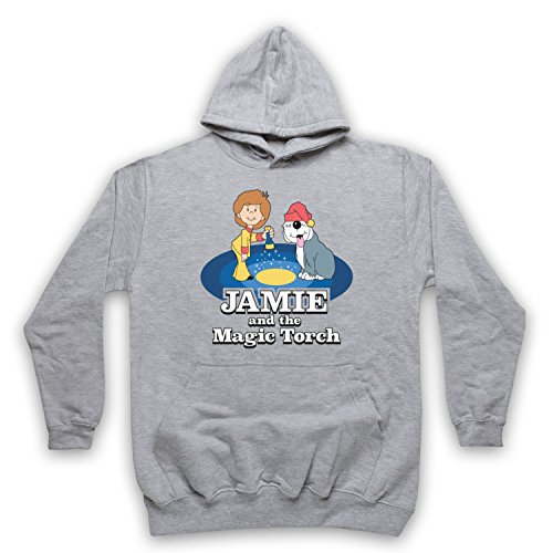 Sweat a Capuche Jamie and Torch Le Cadeau Rétro Parfait pour Adultes Nostalgeeks