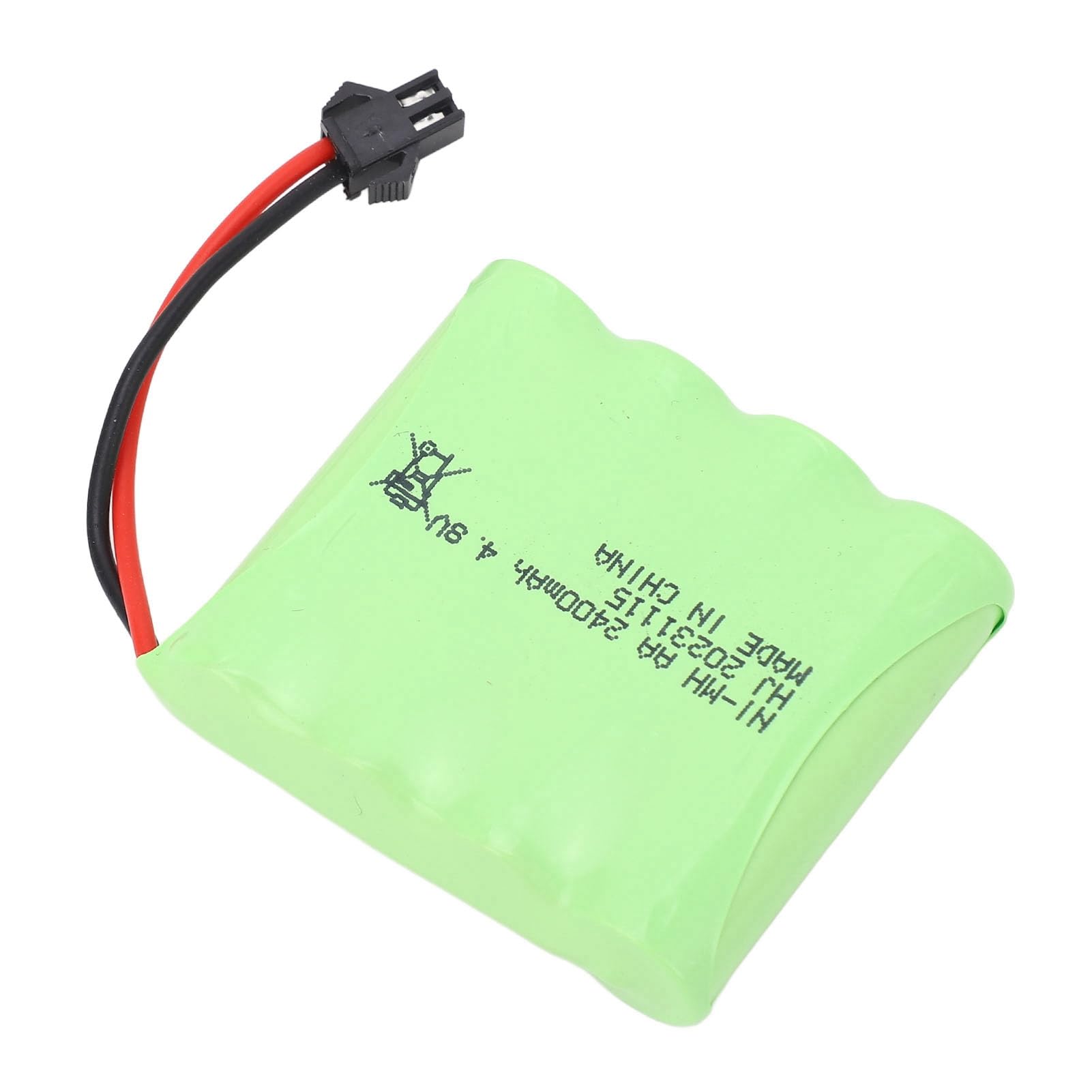 Batterie Nimh RC Légère 4.8V 2400mAh, pour Voiture SHARKOOL 1/16 RC, Longue Durée de Vie pour Les Amateurs