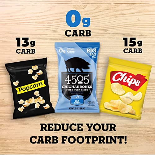 4505 Chicharrones Fried Pork Rinds - Sea Salt, 6 Pack - image 4
