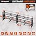 Shomextol 2-Pack Large Power Tool Organizer Wall Mount,Heavy Duty Cordless Tool Organizer with 18 Drill Holder,600 Lbs Capacity 3-Layer Garage Organization for Garage and Workshop (Black)
