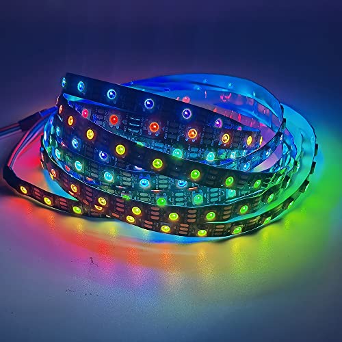 Tira Led WS2812B direccionable 60 LEDs/m RGB 5M IP30 miniatura 4