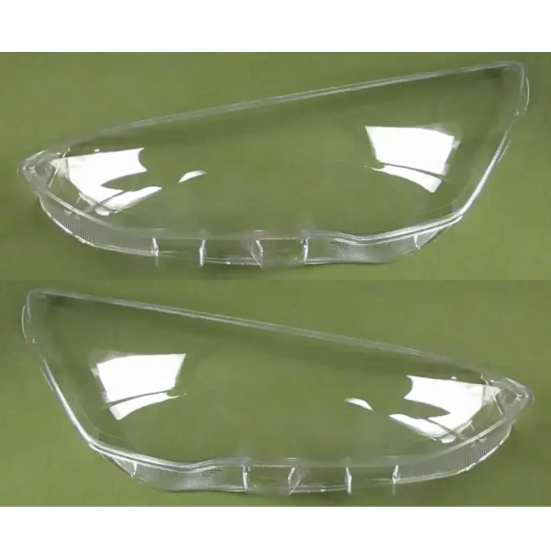 Oulesh Headlight Lens Cover for Ford Focus 2019-2020, 1Pair Car Front Headlight Cover Transparent Lampshade Headlamp Shell