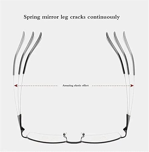 Miniatura 5 de Far And Near - Gafas de lectura de doble uso, zafiro de alta dureza anti-azul Progressive anteojos de lectura (dorados, +1.00)