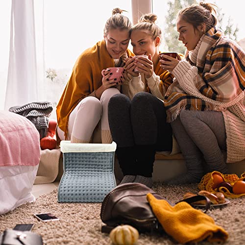 CJBIN Fußwärmer, Fußwärmer Elektrisch, Fusswärmer mit 10 Temperaturstufen & Timer, Elektrische Fußheizung, Fußpflege für Zuhause, für Männer und Frauen mit kalten Füßen - Grau - Image 4