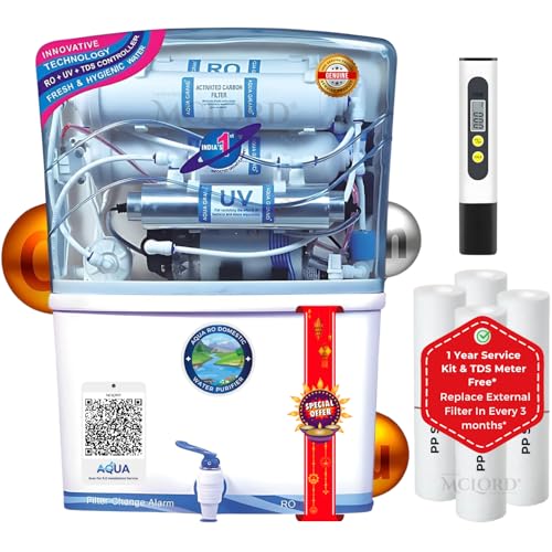 Image of Aqua RO First Ionized Alkaline Mg2+ Domestic Water Purifier (RO+ LED UV+ COPPER+ ALK+ B12+ HIGH TDS MEMBRANE+ TDS CONTROL) Fully Automatic | 20 LPH | 12L Storage (1 Year Service Kit+ TDS Meter Free*)