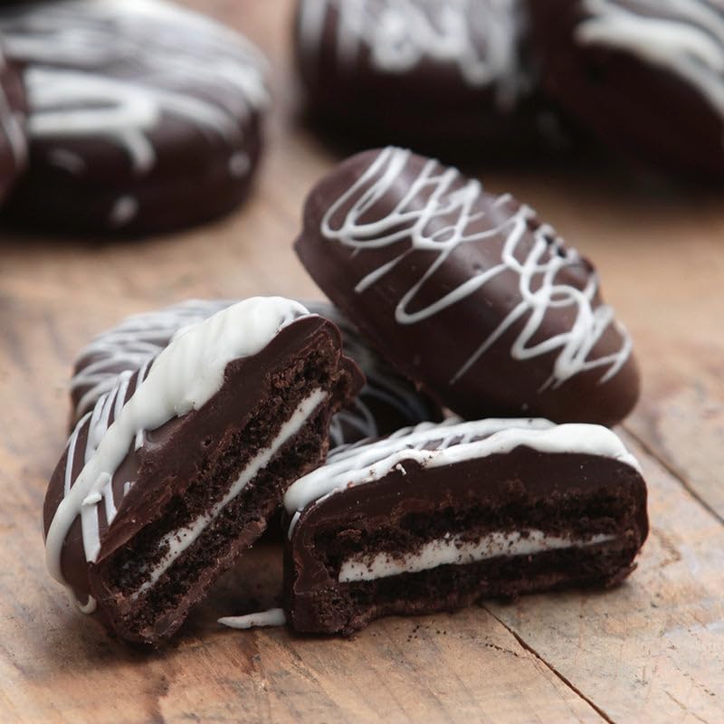 Image of WINNI - Decadent 30 Pcs Rich Chocolate Cookies With Tin Box + Rakhi Gift Combo | Rakhi Gift For Brother & Sister | Choco Cookies Hamper & Bouquet | Rakhi Gift Set | Handmade Celebration Chocolates Box For Girls, Boys, Brother, Sister, Kids, Bhaiya, Bhabhi | Dark Chocolates | Raksha Bandhan Gift Hamper | Return Gift