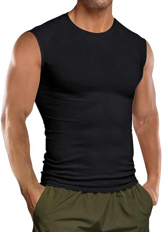 Gym t shirts for men workout | Mens Vest | Tank top men | Sando for Man -Breathable Sleeveless Gym Wear for Sweat Control & Intense Training-image-7