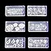 Detachable Embossed Silicone Template for Professional Nails Artists and Home Handmade Enthusiasts Jewelry Tool Beauty Nail Supplies
