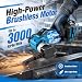 Akku-Bandschleifer für Makita 18V, Bürstenlos, 360° Arm, mit 20 Bändern