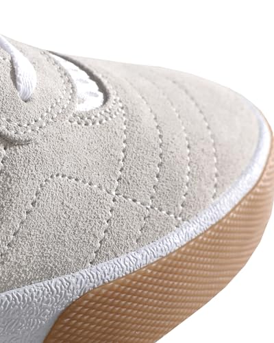 Image of Lakai Cambridge Low-Top Men's Skateboarding Shoes - White Suede Parisian Gum, Size 9 US - Durable, Grippy & Breathable Skate Shoes for Men - Men's Skateboard Shoe, Low Top Skater Shoe