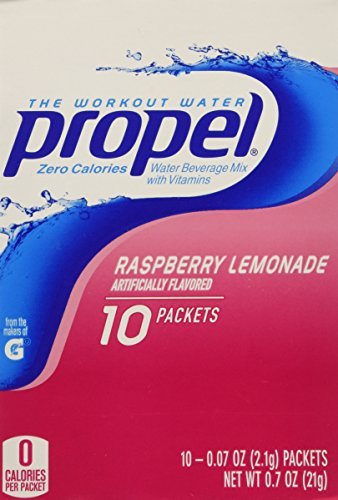 Gatorade Propel Powder Sticks Raspberry Lemonade, 10-count (Pack of 6)