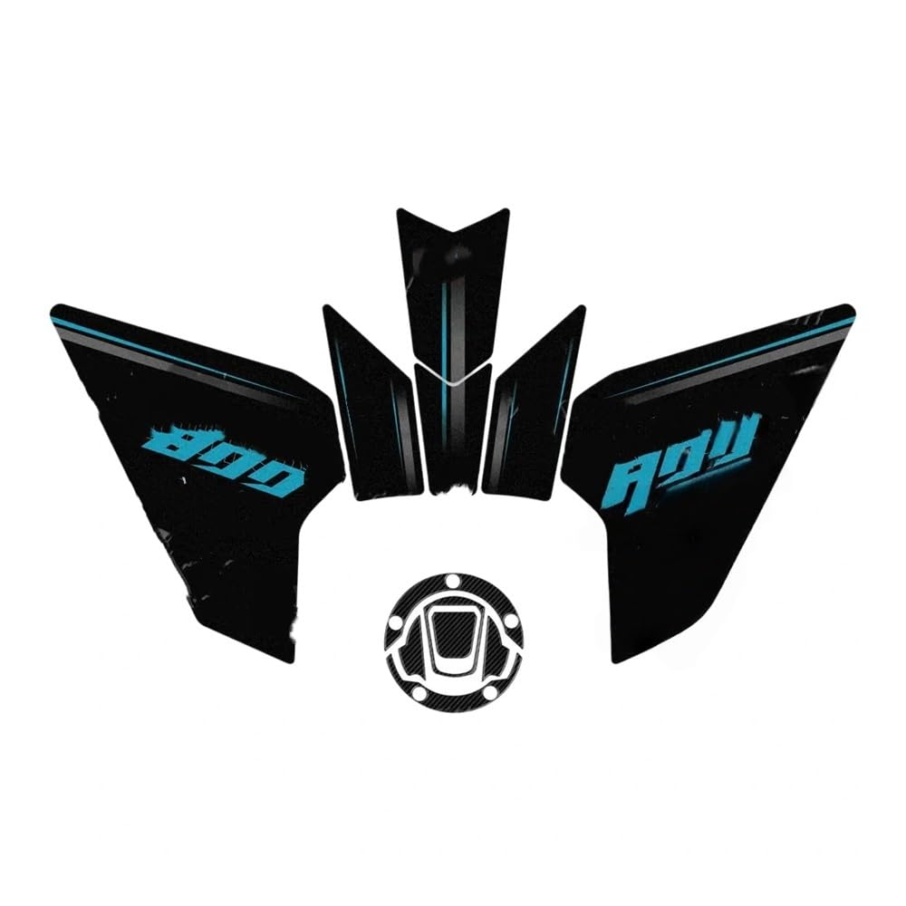 Motorcycle Tank Pad Sticker Fuel Protection Decal for 800MT for 800 MT Sticker Tank Pad(Color1)