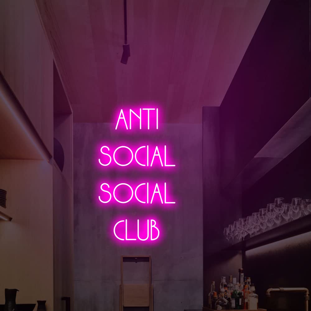 Anti Social Social Club Neon Sign Custom Neon Ramon Light