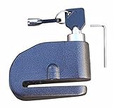 Candado Rueda Moto con Alarma Candado Moto 110dB Rueda con Alarma Antirrobo Disco Freno Cerradura con Alarm Lock Seguridad Disc Lock Sonido Motocicleta Ciclomotor