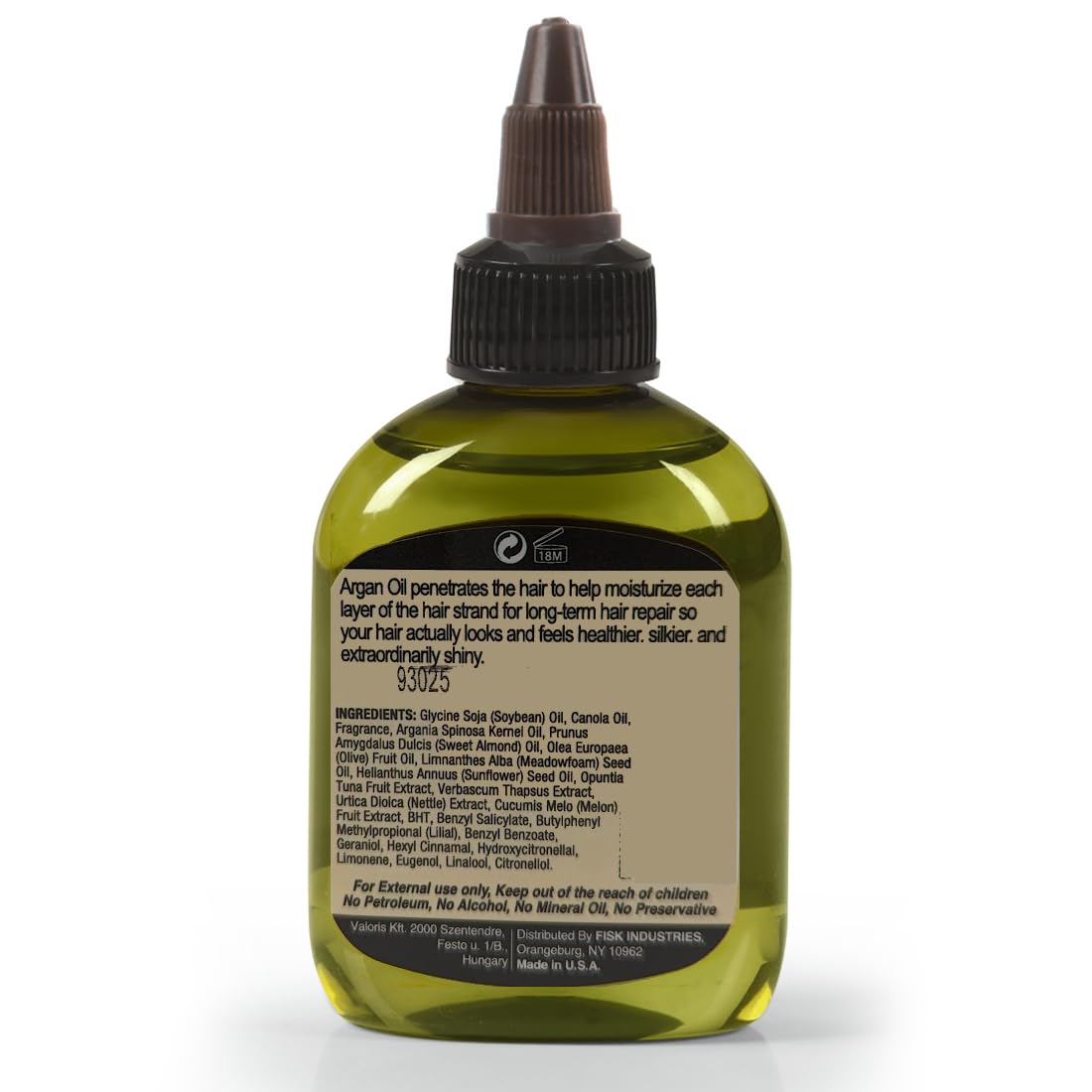 Difeel Premium Doğal Saç Yağı - Argan Yağı 2,5 ons