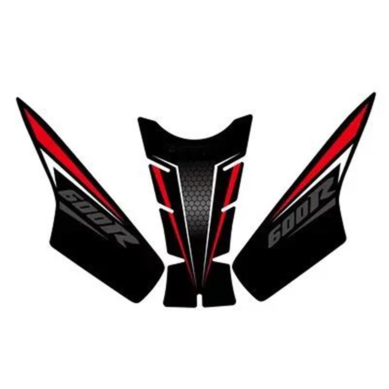 Motorcycle Protector Anti Slip Tank Pad Side Traction Sticker for QJMOTOR Race 600 Race600 RR Streetfighter(Color1)