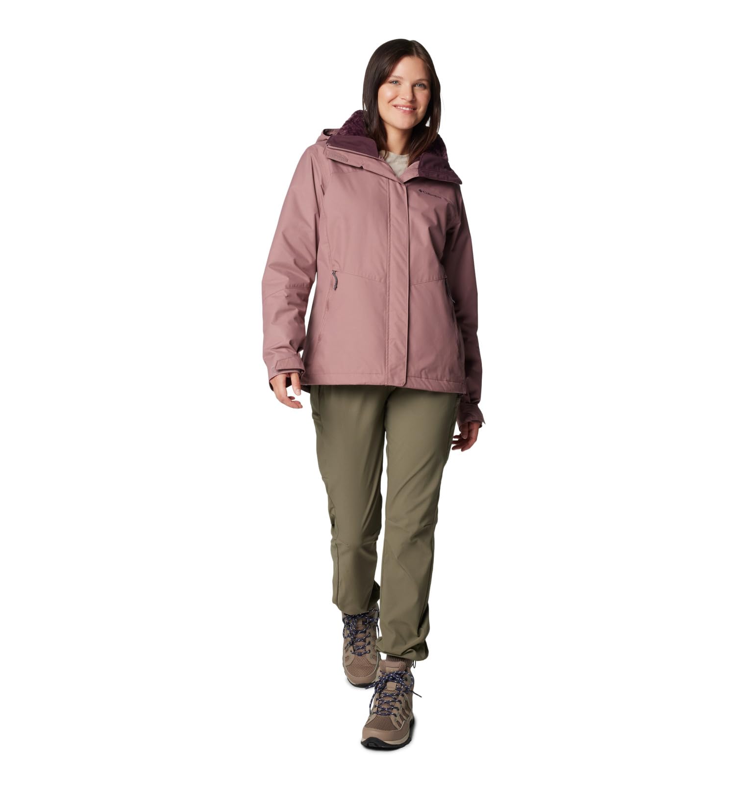 Columbia Bugaboo II fleece interchange jas Bugaboo II fleece interchange jas dames,perzikbloesem,XS