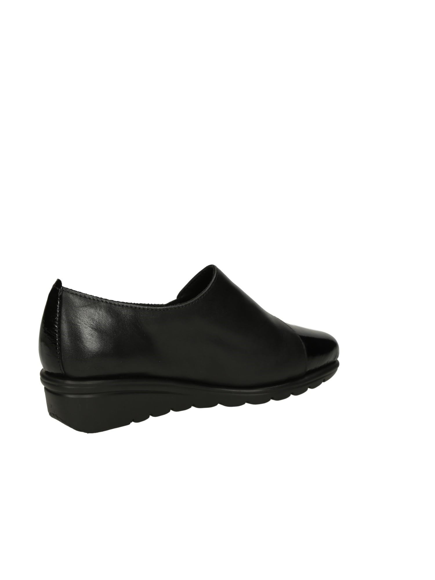 Valleverde VS10304 Mocassini Casual Donna Camoscio Pelle Visone Tacco Zeppa 4Cm Suola Gomma