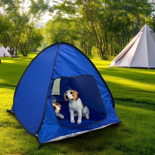 Opatiny Tragbares Haustierzelt für Katzen und Hunde, Faltbare Campingbox mit Aufbewahrungstasche, atmungsaktive Reisebox für den Außenbereich-8