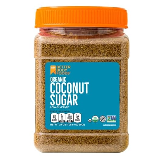 Organic Coconut Palm Sugar, Gluten-Free, Non-GMO Sweetener Substitute, 24 ounce
