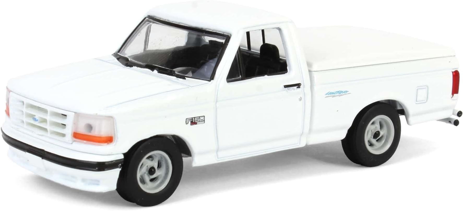 1994 F-150 SVT Lightning with Tonneau Bed Cover - White (Hobby Exclusive) 1:64 Scale Diecast Model Truck - Ages 15+