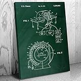 Patent Earth CAT Scan Canvas Print, Doctors Office, Lab Technician, Oncologist Gift, CT Scanner, Med Student...