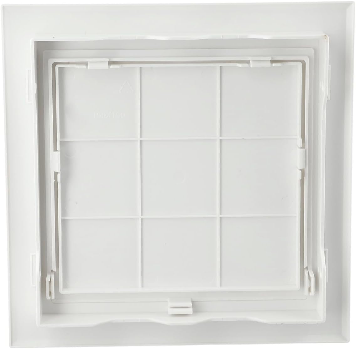ABS Hinged Inspection Hatch Access Panel for Walls, White Push-Type Plasterboard Access Hatch with Detachable Door, Suitable for Water Valve & Gas Meter(150x150mm)