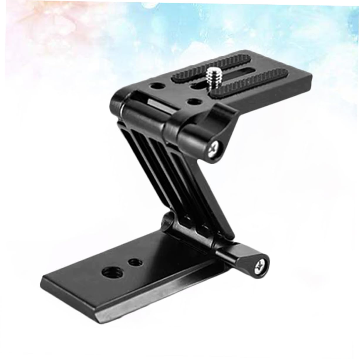 Gatuida Trípode De Plegado Rápido Tipo z Trípode para Cámara Cabeza Inclinable Montura z para Riel Deslizante Montura para Monopie Soporte De Flash De Cabeza De Bola Adaptador Metal