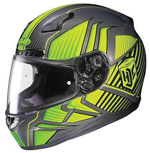 hjc cl 17 redline hi viz helmet Desertcart Logo