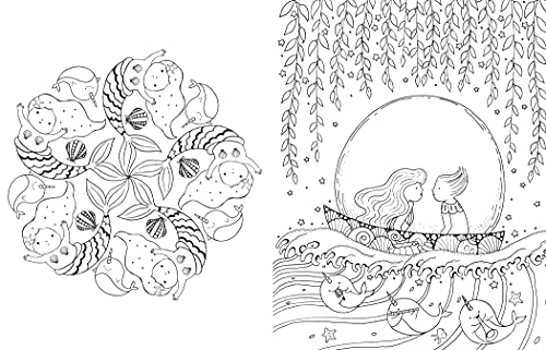 A Million Mermaids: Magical Creatures to Color Volume 7