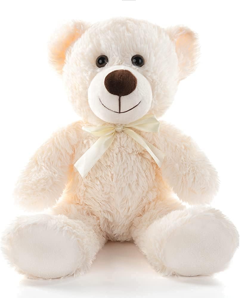 MaoGoLan Teddy Bear Stuffed Animals Plush Toys 3-Pack of Stuffed Bears 3 Colors White/Grey/Tan 13.5 Inch : Toys & Games