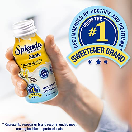 Image of SPLENDA Diabetes Care Shakes - Meal Replacement Shake, French Vanilla, 8 Fl Oz (Pack of 24)