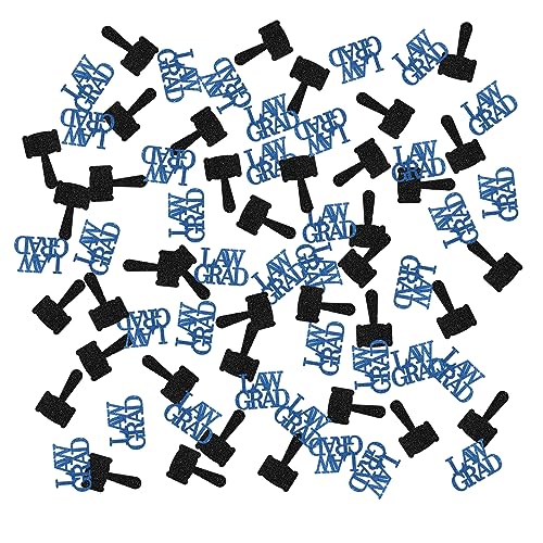 Law Grad Confetti Glitter, Lawyer Graduation Table Decor, Congrats Lawyer Scatter Confetti, Law School Graduation Party Table Decorations, 120pcs