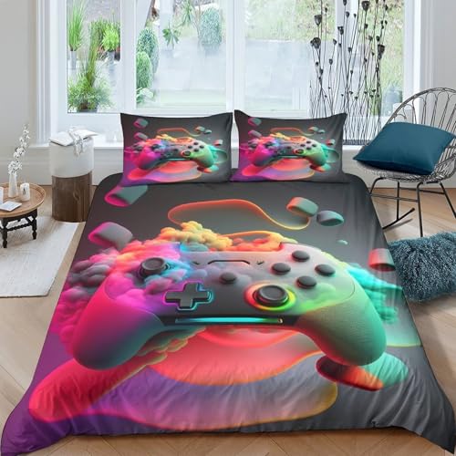 Parure de lit moutons drôles 3D en microfibre King 220x240 cm