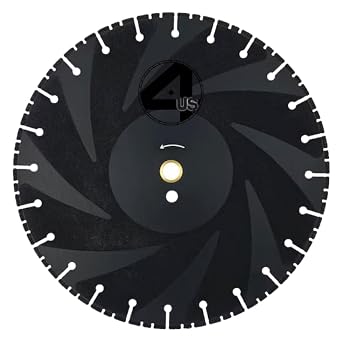 14" Diamond Saw Blade All Cut Rescue Cut PVC, Steel, Cast Iron Pipe, Wood, Ductile Iron, Reinforced Concrete Side Diamond
