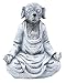 Funny Guy Mugs Garden Gnome Statue - Middle Finger Dog - Indoor/Outdoor Garden Gnome Sculpture for Patio, Yard or Lawn